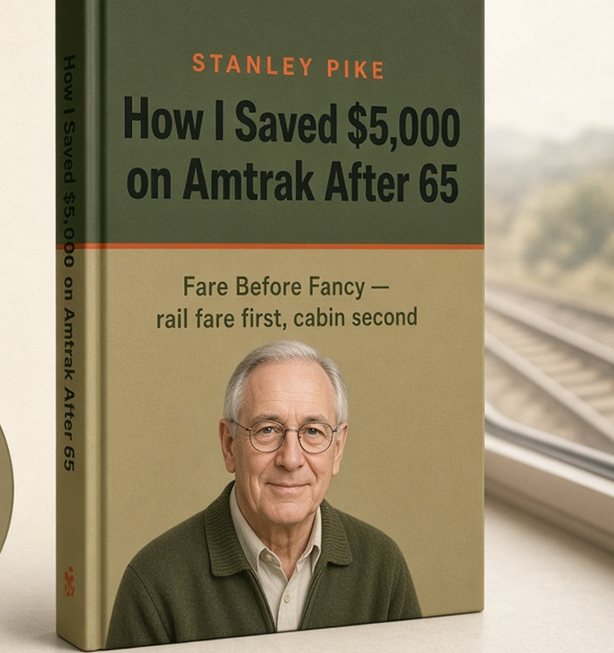 How I Saved $5,000 on Amtrak After 65 — book cover